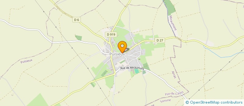localisation de l'entreprise JELLS à BUCQUOY