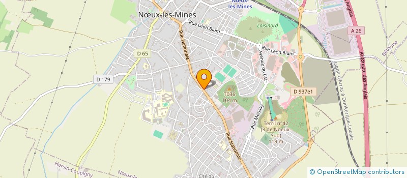 localisation de l'entreprise JELMONI  NUX-LES-MINES