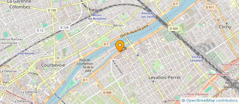 localisation de l'entreprise JELO à LEVALLOIS-PERRET