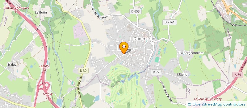 localisation de l'entreprise JELOBA  DOMMARTIN