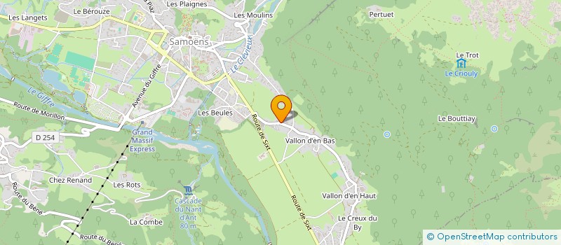 localisation de l'entreprise JELOBAT à SAMOENS