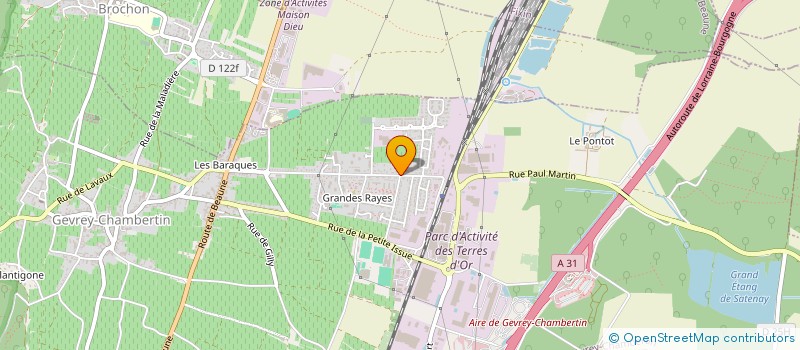 localisation de l'entreprise JELODIE  GEVREY-CHAMBERTIN