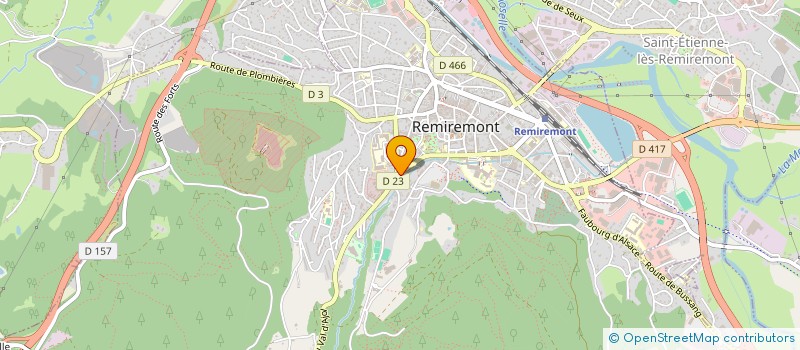 localisation de l'entreprise JELOLE 70  REMIREMONT