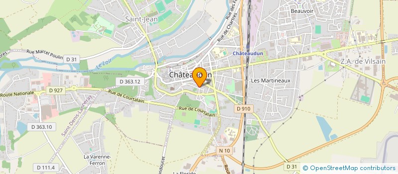 localisation de l'entreprise JELONICA à CHATEAUDUN