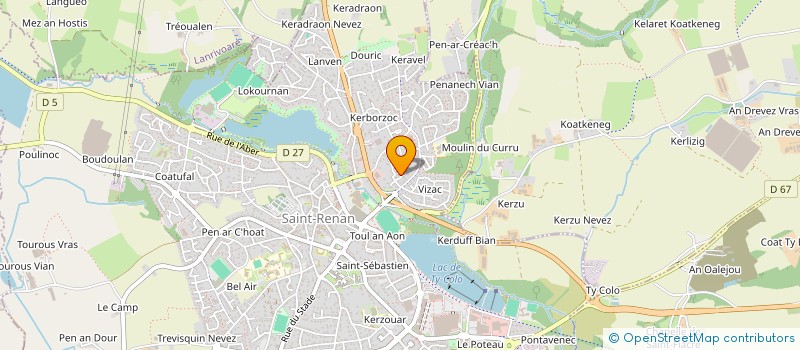 localisation de l'entreprise JELOR  SAINT-RENAN