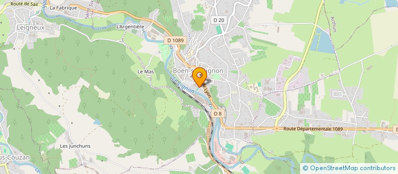 localisation de l'entreprise JELOVI  BOEN-SUR-LIGNON