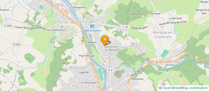 localisation de l'entreprise JELP à SAINT-LIZIER