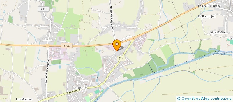 localisation de l'entreprise JELP INVEST à LOIRE-AUTHION