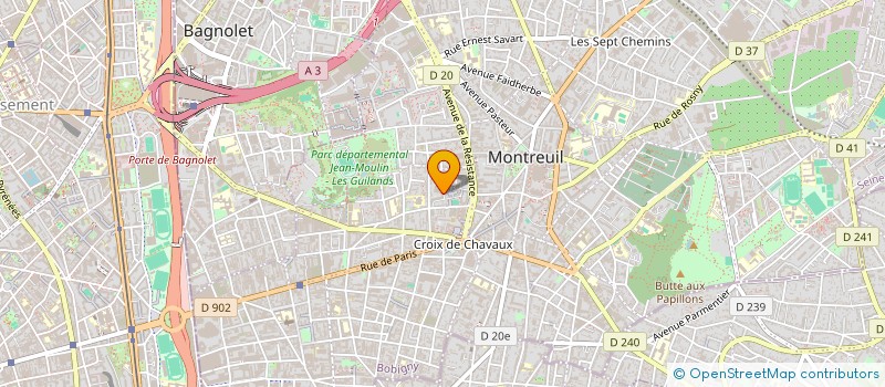 localisation de l'entreprise JELUKAU à MONTREUIL