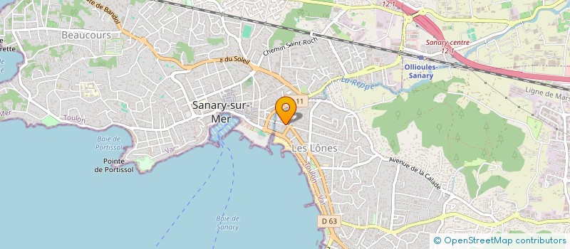 localisation de l'entreprise JELUMAR à SIX-FOURS-LES-PLAGES
