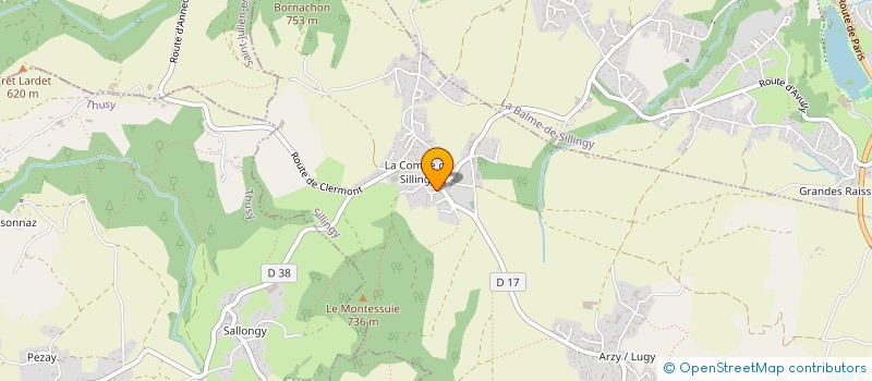 localisation de l'entreprise JELUNI à SILLINGY