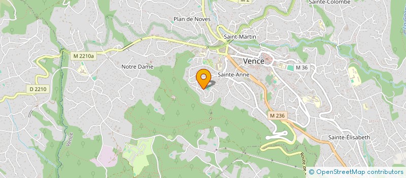localisation de l'entreprise JELVIS  VENCE