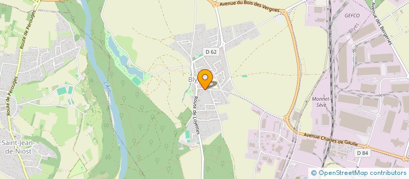 localisation de l'entreprise JELY  BLYES