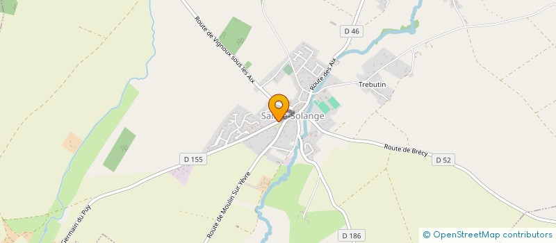 localisation de l'entreprise JELYA  SAINTE-SOLANGE