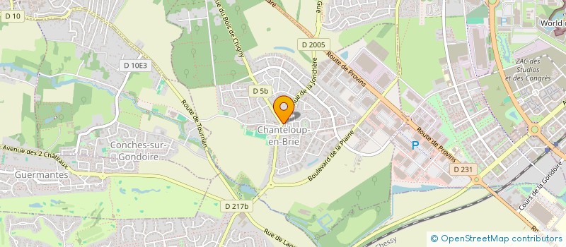 localisation de l'entreprise JELYAD & CO  CHANTELOUP-EN-BRIE