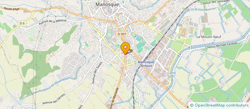 localisation de l'entreprise JELYCT à MANOSQUE