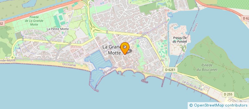 localisation de l'entreprise JEM  LA GRANDE-MOTTE