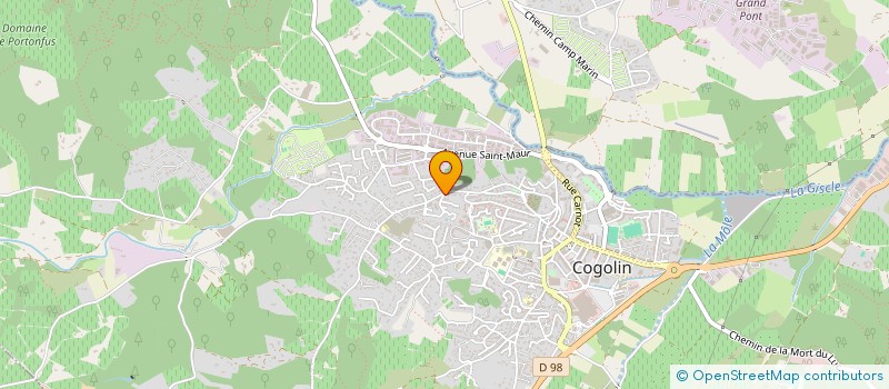 localisation de l'entreprise JEM  COGOLIN