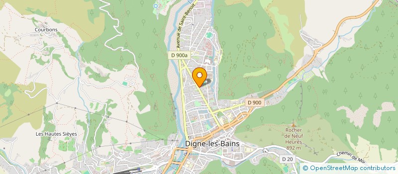 localisation de l'entreprise JEM  DIGNE-LES-BAINS