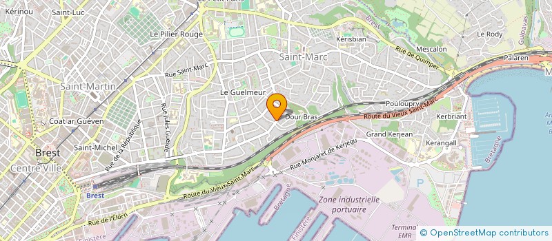 localisation de l'entreprise JEM à BREST