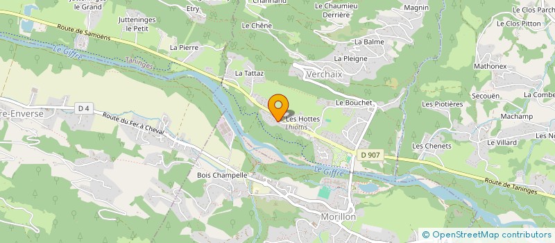 localisation de l'entreprise JEM  VERCHAIX