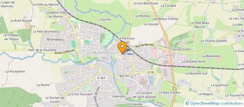 localisation de l'entreprise JEM BZH  MONTFORT-SUR-MEU