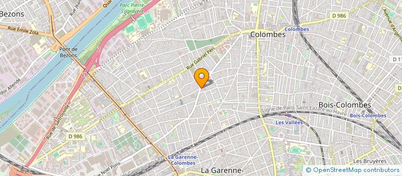 localisation de l'entreprise JEM HETRE à COLOMBES
