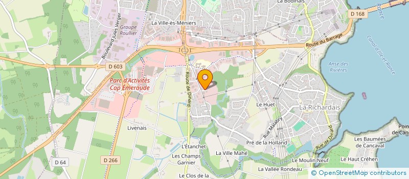 localisation de l'entreprise JEM MOTORS  LA RICHARDAIS