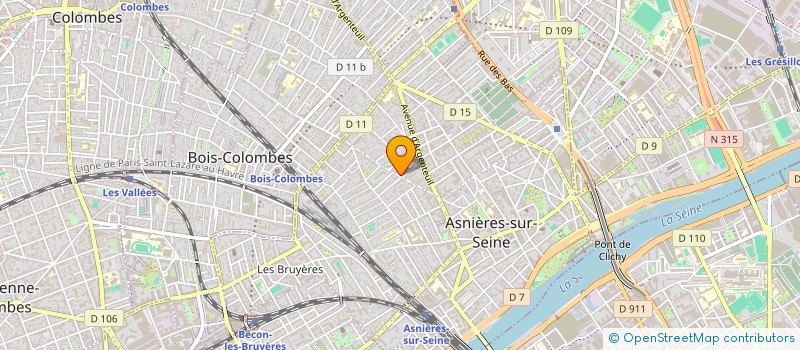localisation de l'entreprise JEM'S LOCATION à ASNIERES-SUR-SEINE