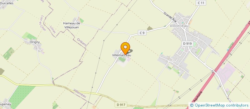 localisation de l'entreprise JEM TERRASSEMENT ET HABITAT à VILLORCEAU