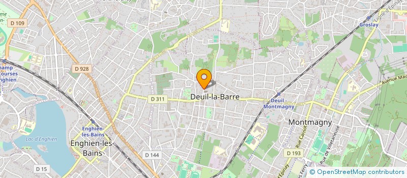 localisation de l'entreprise JEM2C BATIMENT  DEUIL-LA-BARRE