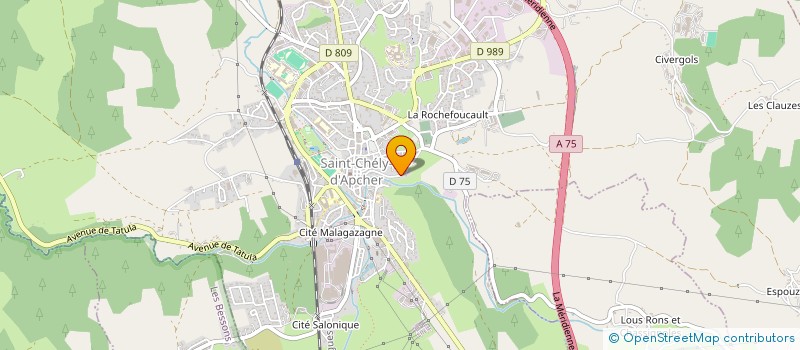 localisation de l'entreprise JEMA  SAINT-CHELY-D'APCHER