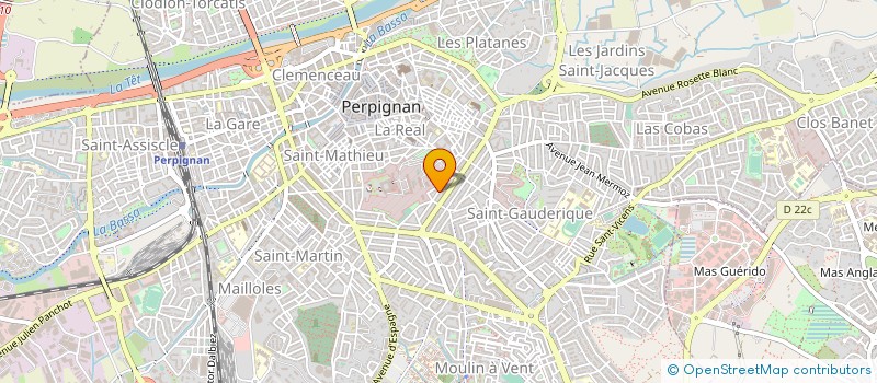 localisation de l'entreprise JEMA à PERPIGNAN