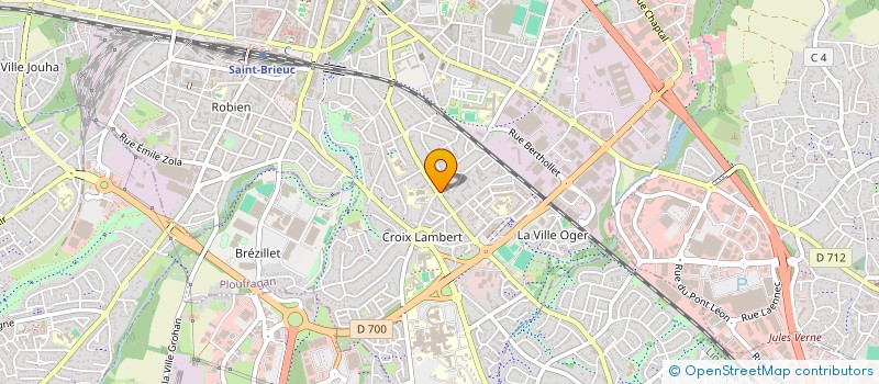 localisation de l'entreprise JEMA à SAINT-BRIEUC