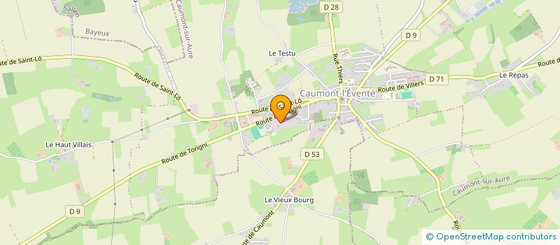 localisation de l'entreprise JEMA MAINTENANCE  CAUMONT-SUR-AURE