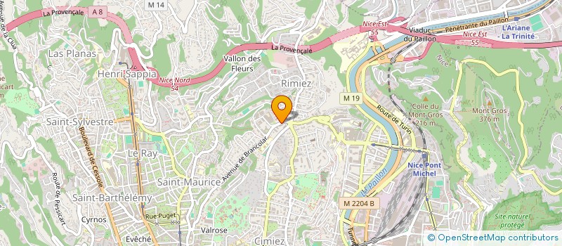 localisation de l'entreprise JEMACO à NICE