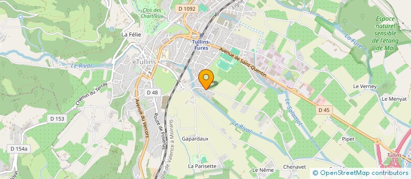 localisation de l'entreprise JEMADO  TULLINS