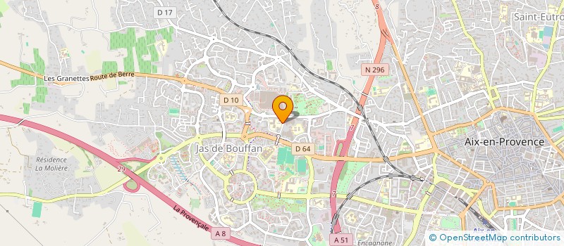 localisation de l'entreprise JEMAE AZUR à AIX-EN-PROVENCE