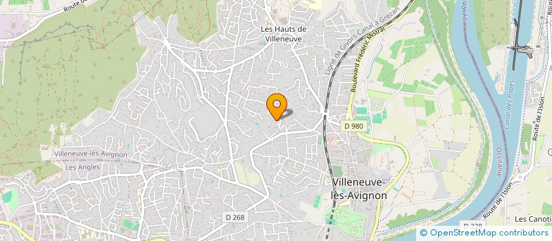 localisation de l'entreprise JEMAGUI  VILLENEUVE-LES-AVIGNON