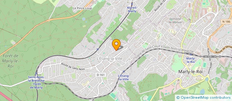 localisation de l'entreprise JEMAJEAU  L'ETANG-LA-VILLE