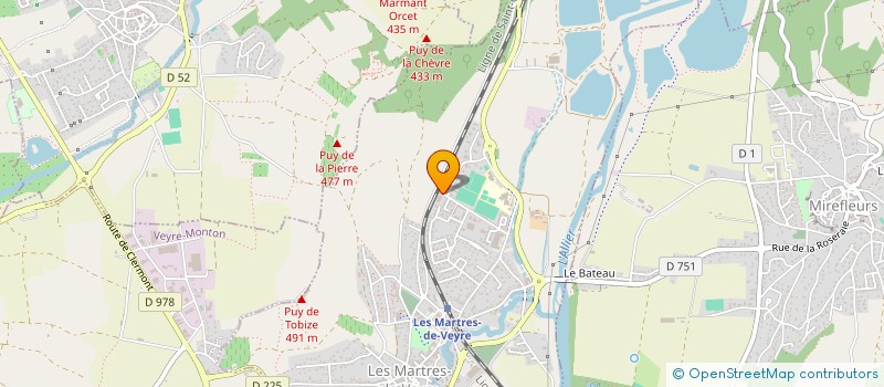 localisation de l'entreprise JEMALUST  LES MARTRES-DE-VEYRE