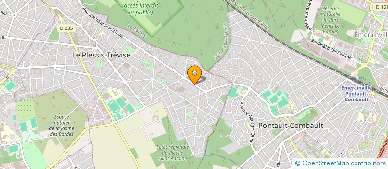 localisation de l'entreprise JEMANIA  LE PLESSIS-TREVISE