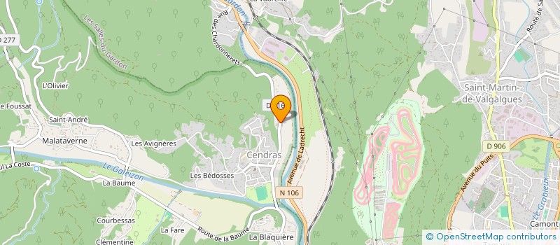 localisation de l'entreprise JEMANO  CENDRAS