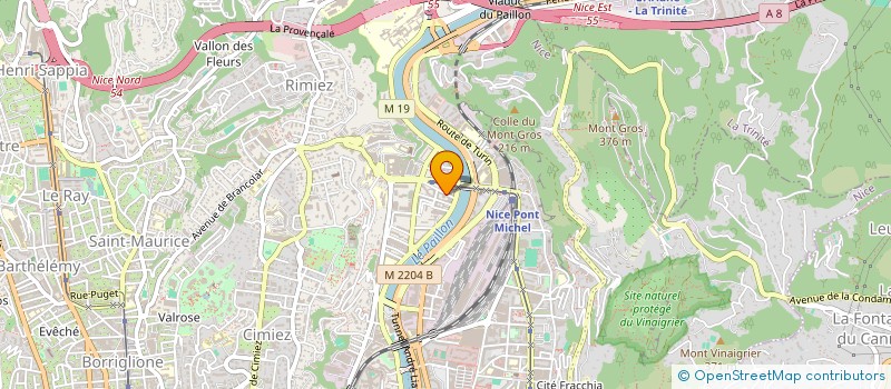localisation de l'entreprise JEMAPE à NICE