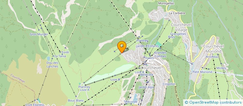 localisation de l'entreprise JEMARO à COURCHEVEL