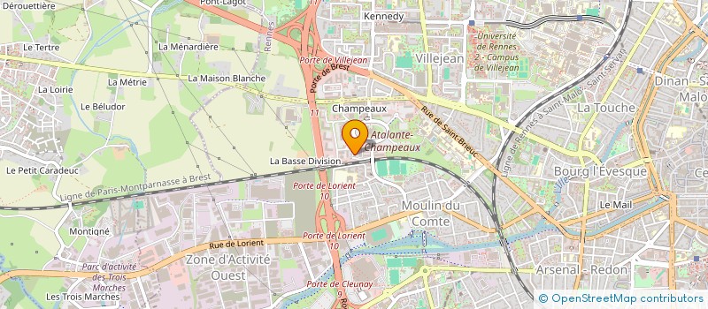 localisation de l'entreprise JEMARO  RENNES