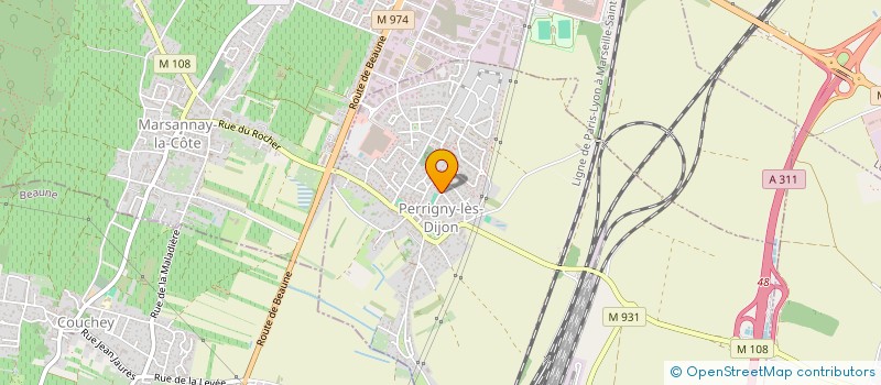 localisation de l'entreprise JEMAT  PERRIGNY-LES-DIJON