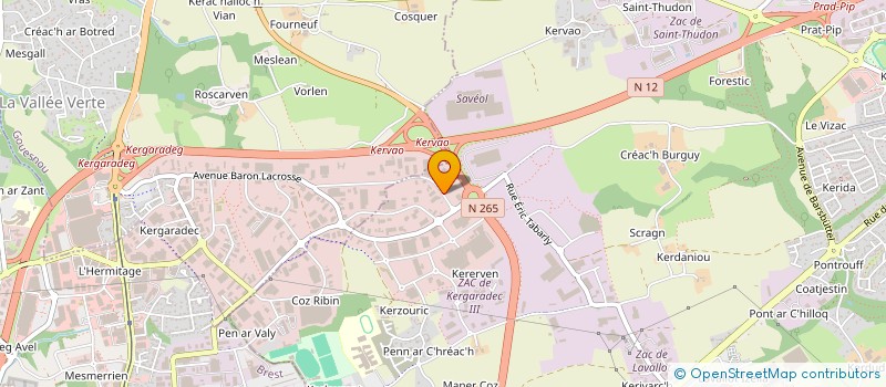 localisation de l'entreprise JEMAT HOLDING à GUIPAVAS