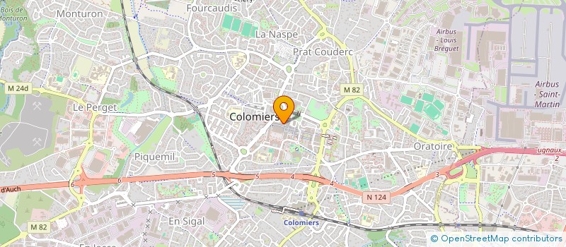 localisation de l'entreprise JEMAY FORMATION COIFFURE ET ESTHETIQUE à COLOMIERS