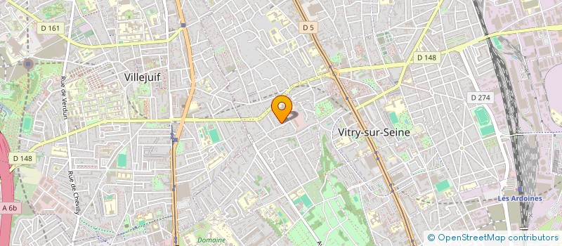 localisation de l'entreprise JEMBEE à VITRY-SUR-SEINE